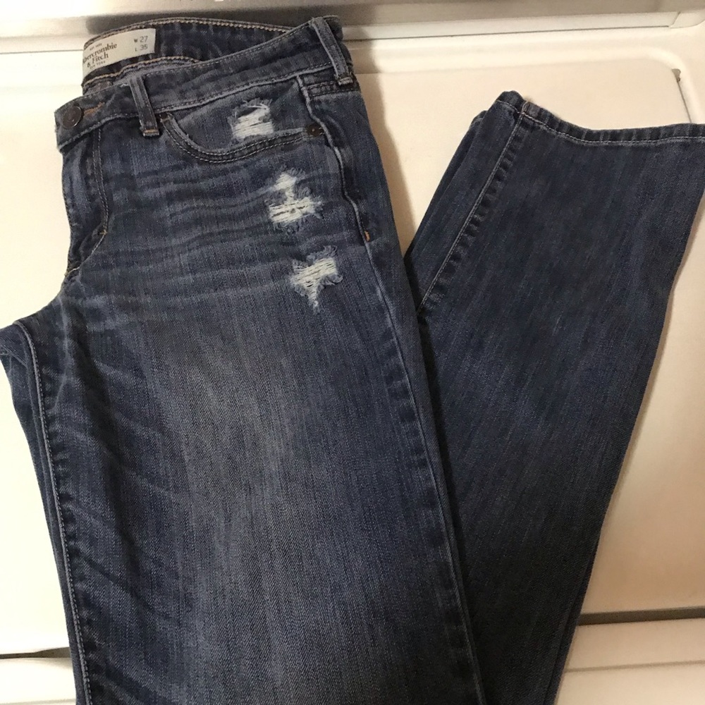 Abercrombie and Fitch distressed jeans